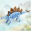 CUPUZ 3D Paper Puzzle Stegosaurus dinosaur model kit gift for age 6+